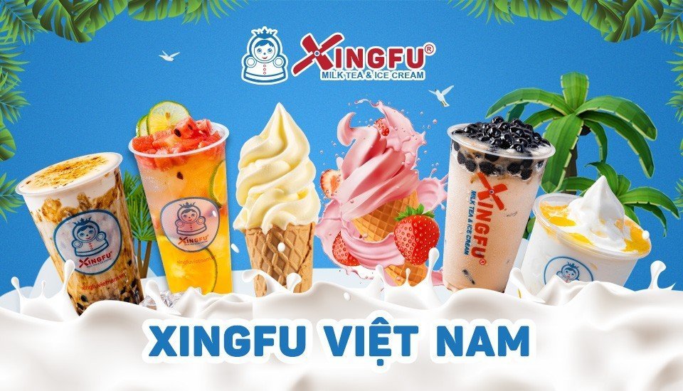 Xingfu Việt Nam - thương hiệu nhượng quyền chuyên về trà sữa kem tươi tại Việt Nam