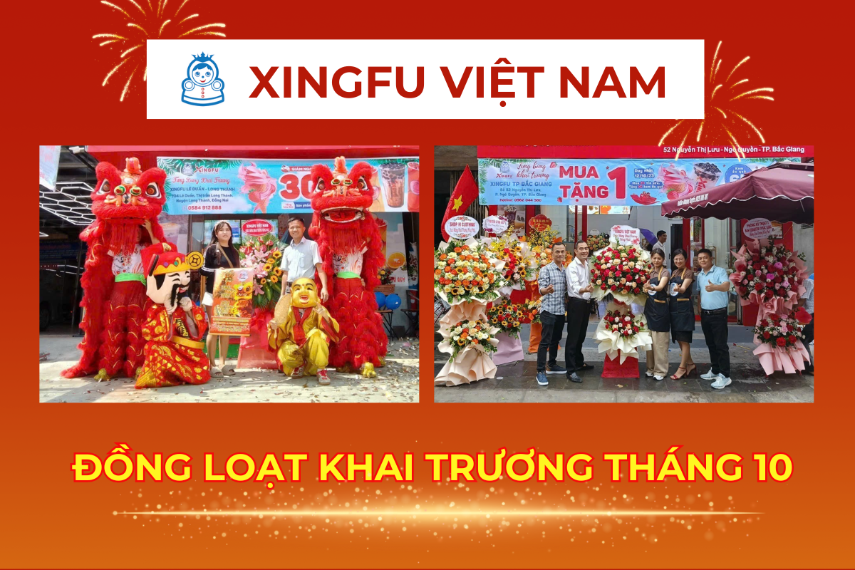 XingFu đồng loạt khai trương nhiều chi nhánh trong tháng 10